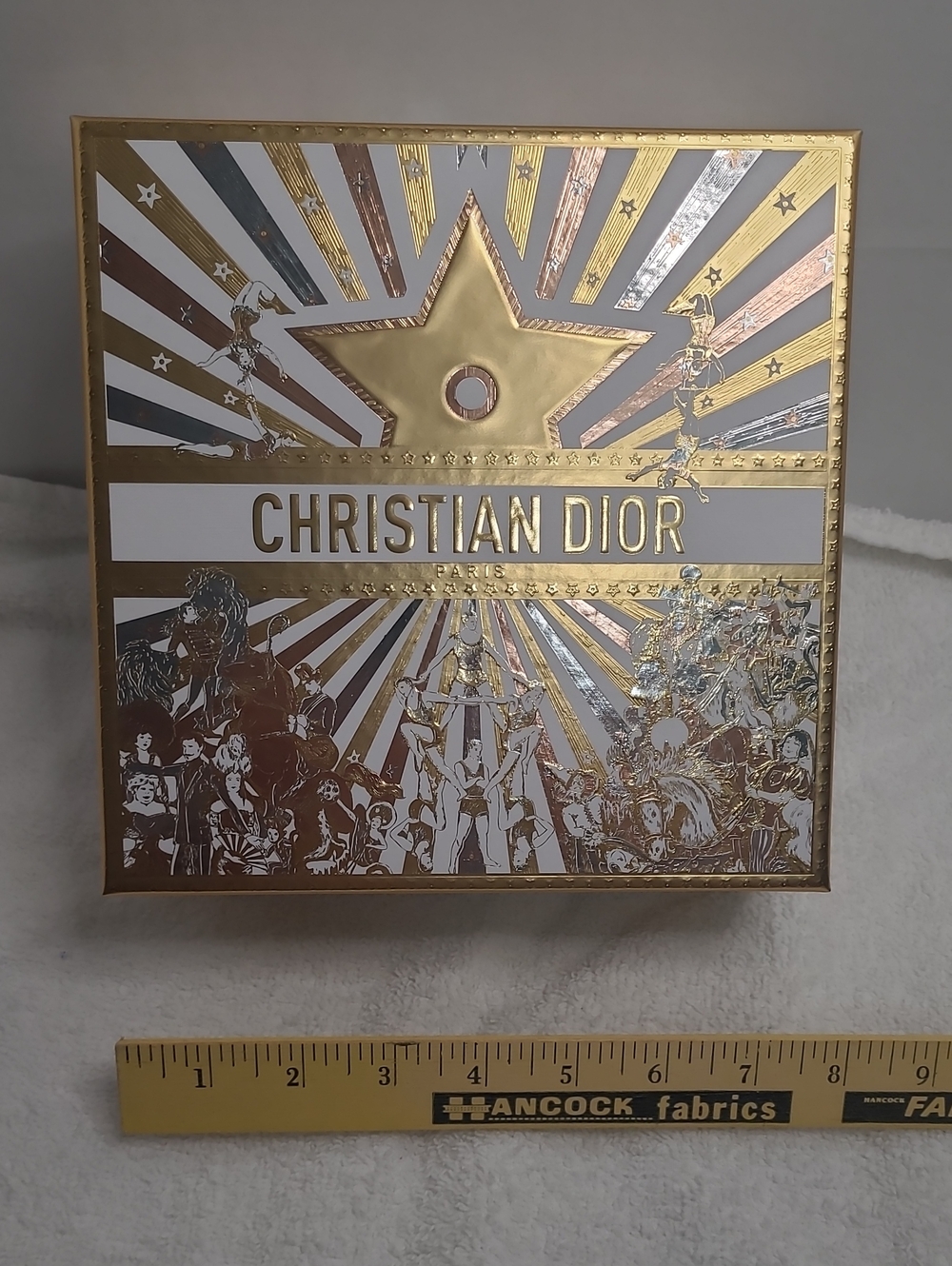 Dior Metallic Gold & Silver Decorative Box
